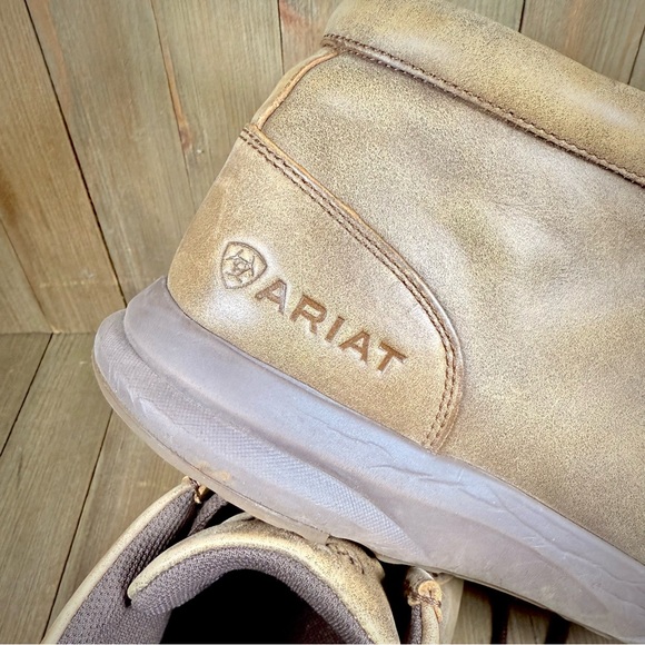 Ariat Spitfire Moc Toe Boots Brown Bomber Size 10 D - Picture 11 of 11